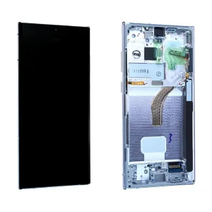 Écran Samsung Galaxy S22 Ultra 5G (S908B) Blanc + Châssis Origine