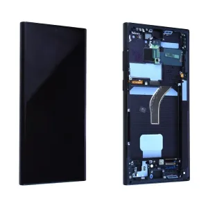 Écran Samsung Galaxy S22 Ultra (S908B) Noir + Châssis Origine