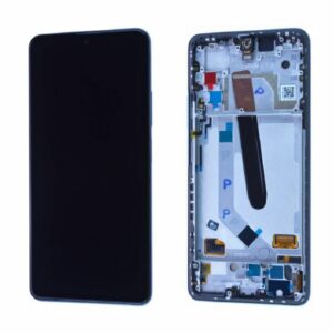 Écran Xiaomi Mi 11 Pro / Mi 11i / Mi 11X Pro Bleu + Châssis Origine