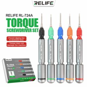 Kit de 5 tournevis dynamométrique haute précision Relife RL-724A