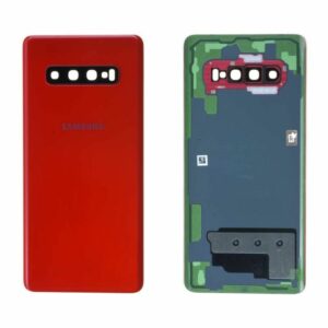 Vitre arrière Samsung Galaxy S10+ (G975F) Rouge Origine