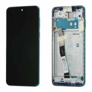 Écran Xiaomi Redmi Note 9s / Note 10 Lite / Note 9 Pro / Note 9 Pro Max / Poco M2 Pro Bleu + Châssis Origine